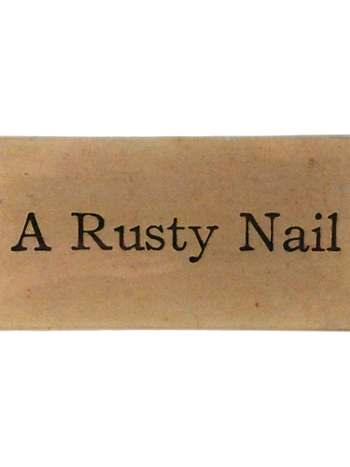 JOHN DERIAN A Rusty Nail 2.5 x 7" Rect. Tray