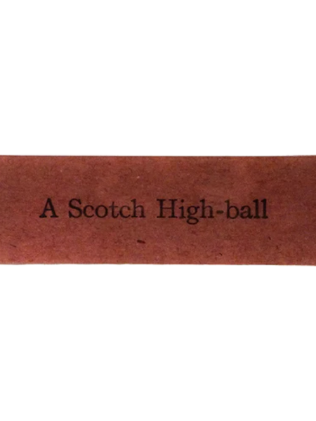 JOHN DERIAN Scotch High-Ball