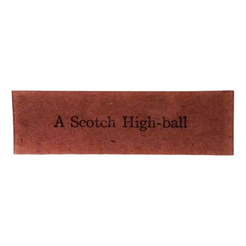 JOHN DERIAN Scotch High-Ball 3.5 x 12" Rect. Tray