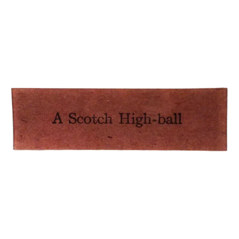 JOHN DERIAN Scotch High-Ball