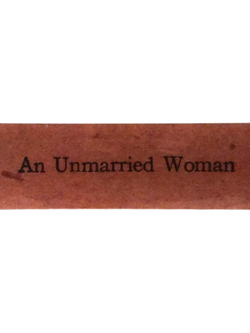 JOHN DERIAN An Unmarried Woman