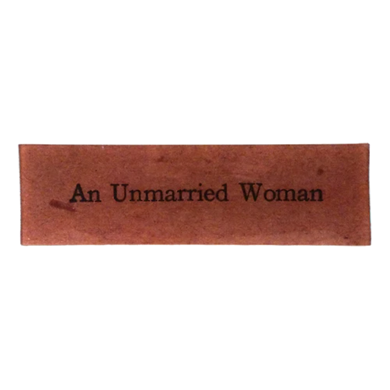 JOHN DERIAN An Unmarried Woman 3.5 x 12" Rect. Tray