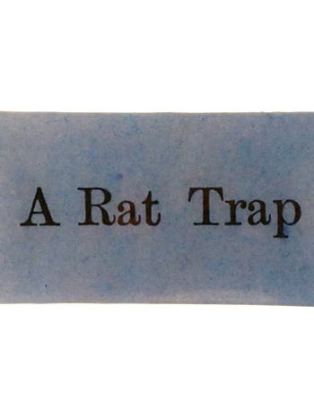 JOHN DERIAN A Rat Trap 4 x 9" Rect. Tray