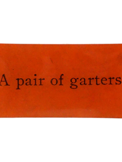 JOHN DERIAN A Pair of Garters