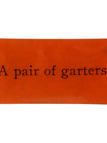JOHN DERIAN A Pair of Garters