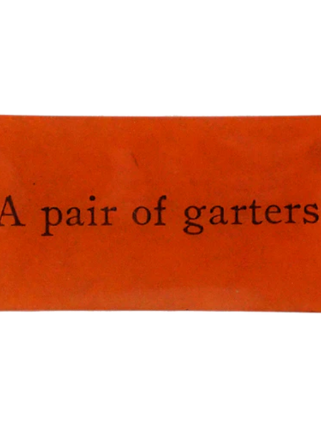 JOHN DERIAN A Pair of Garters