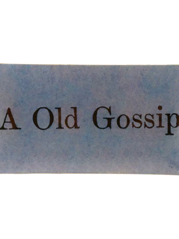JOHN DERIAN A Old Gossip 4 x 9" Rect. Tray