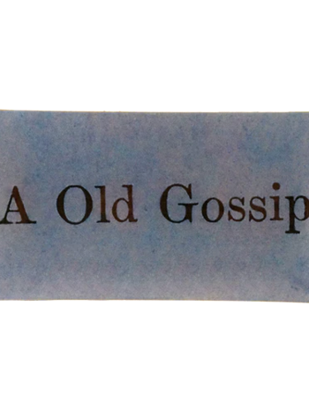 JOHN DERIAN A Old Gossip