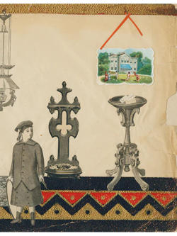 JOHN DERIAN Girl in Foyer (Right) Book Page
