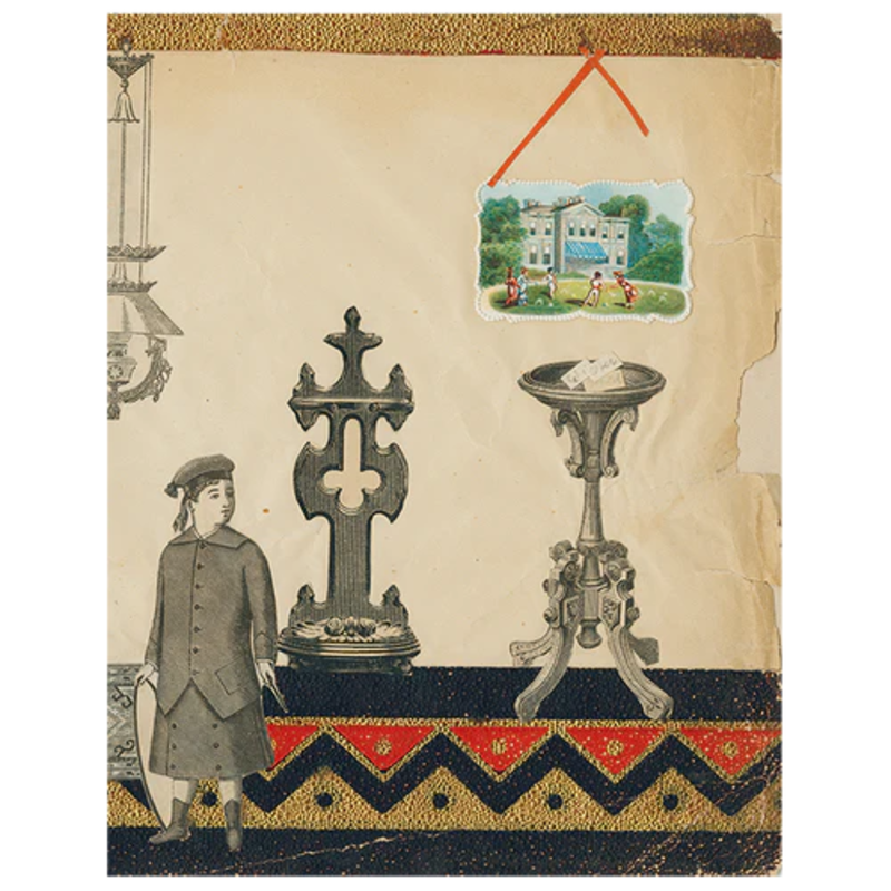 JOHN DERIAN Girl in Foyer (Right) Book Page