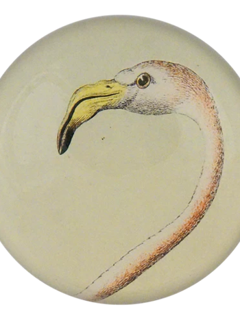 JOHN DERIAN Dome Paperweight - Flamingo