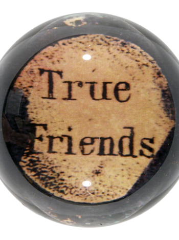 JOHN DERIAN True Friends (Fruits of the Tree of Temperance) Paperweight