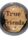 JOHN DERIAN Dome Paperweight - True Friends (Fruits of the Tree of Temperance)