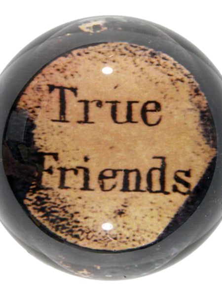 JOHN DERIAN True Friends (Fruits of the Tree of Temperance) Paperweight