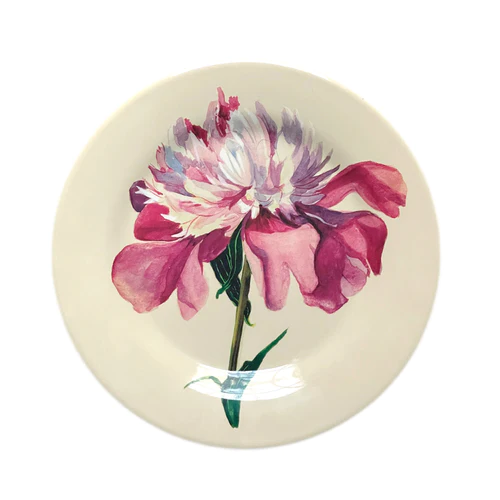 JOHN DERIAN Peony Salad Plate