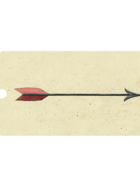 JOHN DERIAN Gift Tags (Pack of 5)  - Arrow