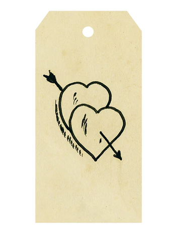 JOHN DERIAN Gift Tags (Pack of 5) - 2 of Hearts