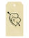 JOHN DERIAN 2 of Hearts Gift Tags - Pack of 5