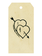 JOHN DERIAN Gift Tags (Pack of 5) - 2 of Hearts