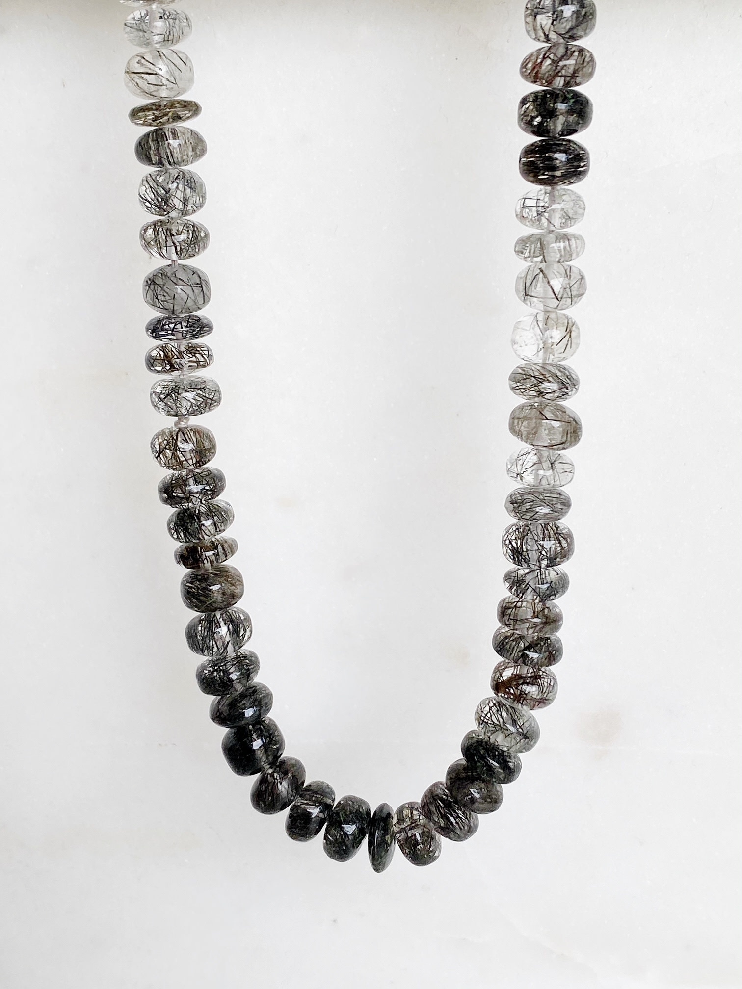 SENNOD Rutilated Quartz 16-18" Necklace