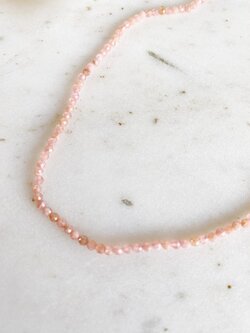 SENNOD Small Rhodochrosite Necklace