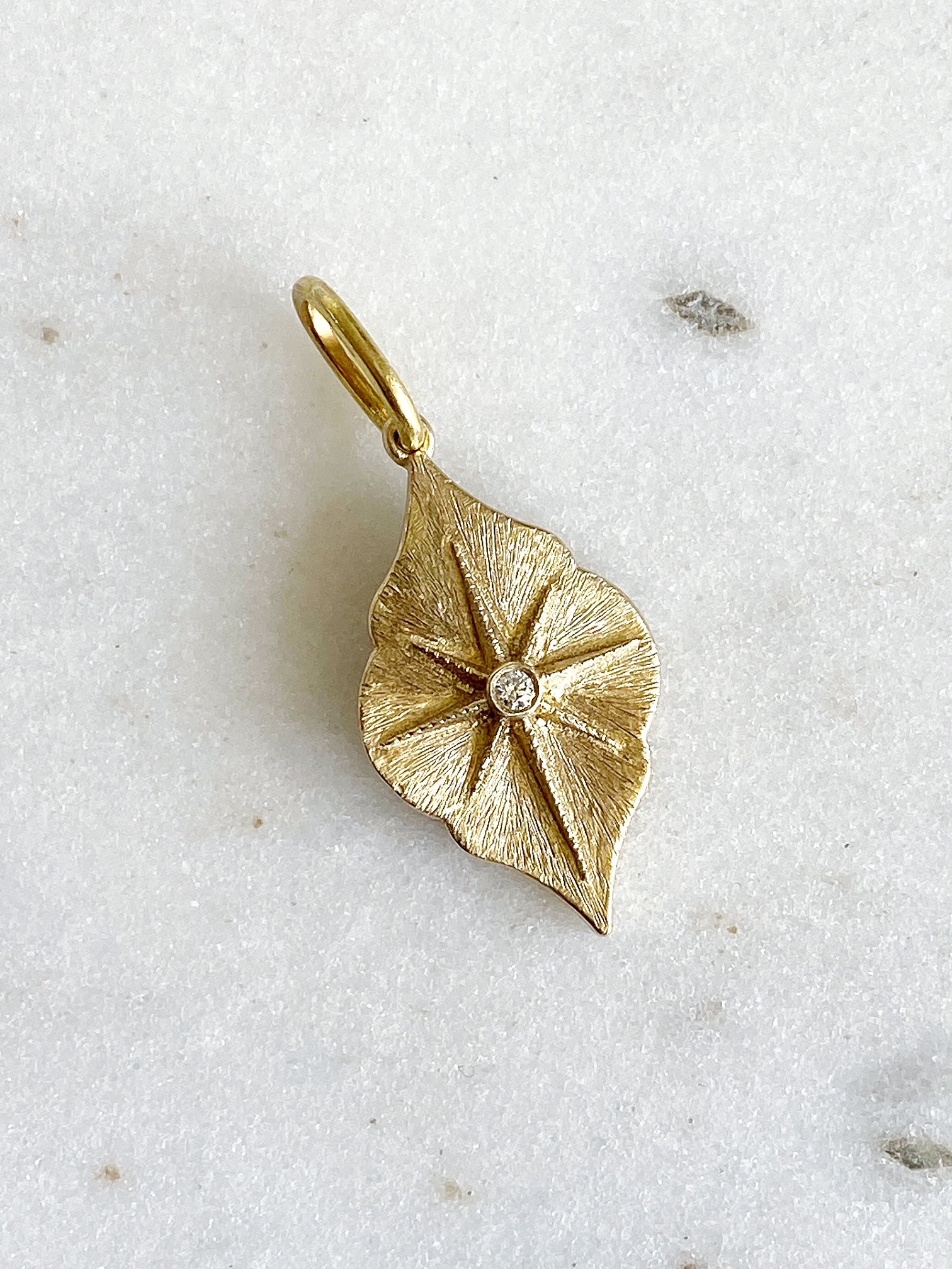 ERICA MOLINARI 14K Small Ornate North Star Charm