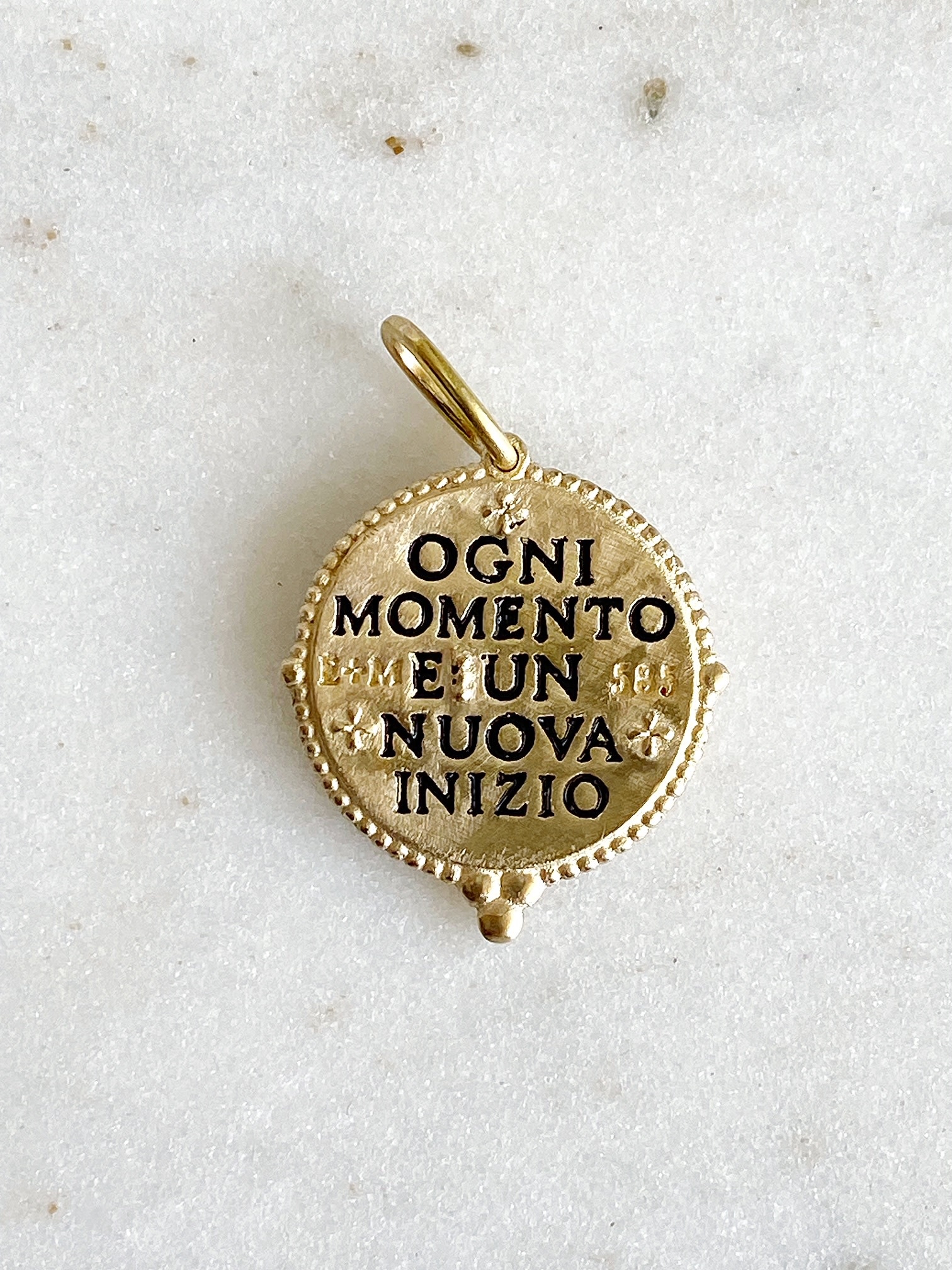 ERICA MOLINARI 14K Pave Sun Charm