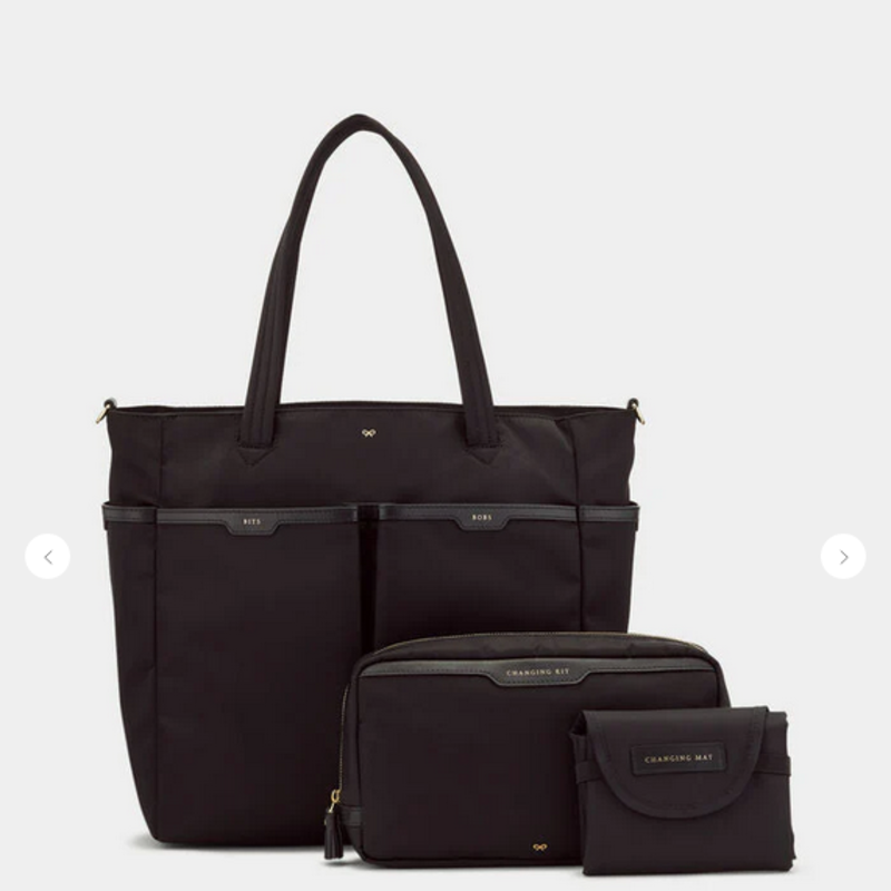 ANYA HINDMARCH Nylon Baby Bag - Black