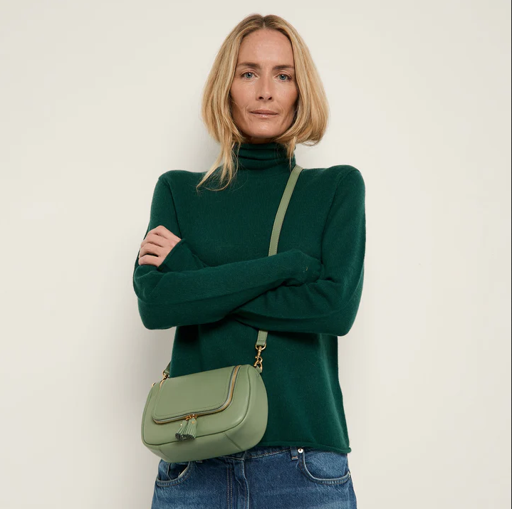 ANYA HINDMARCH Vere Small Soft Satchel - Moss