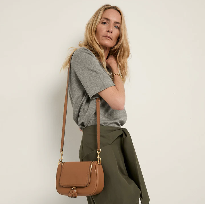 ANYA HINDMARCH Vere Small Soft Satchel - Pecan