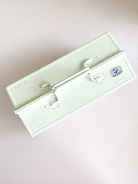 TOYO Steel Toolbox with Cantilever Lid ST-350 - White