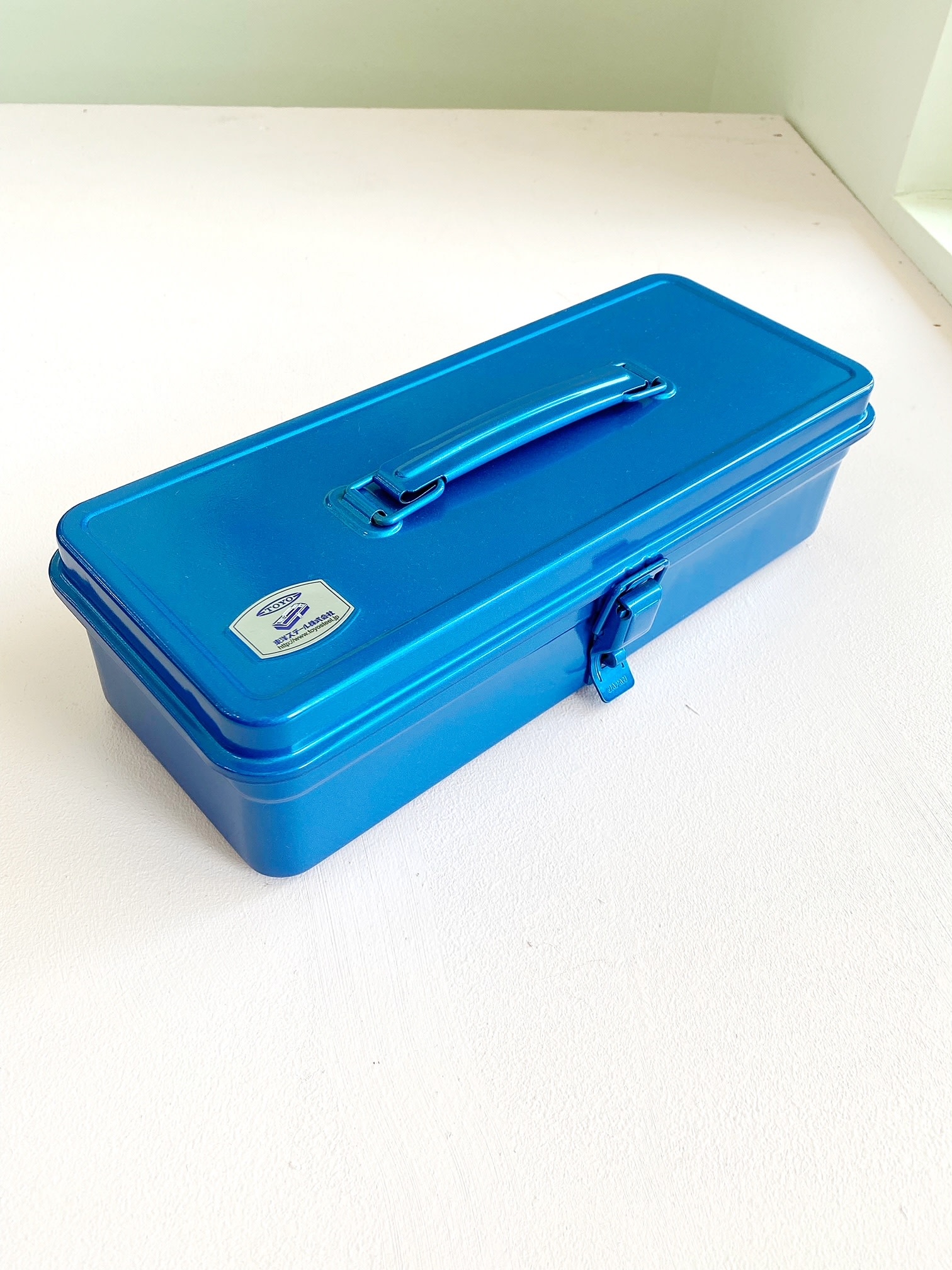 TOYO Steel Toolbox with Top Handle T-320 - Blue
