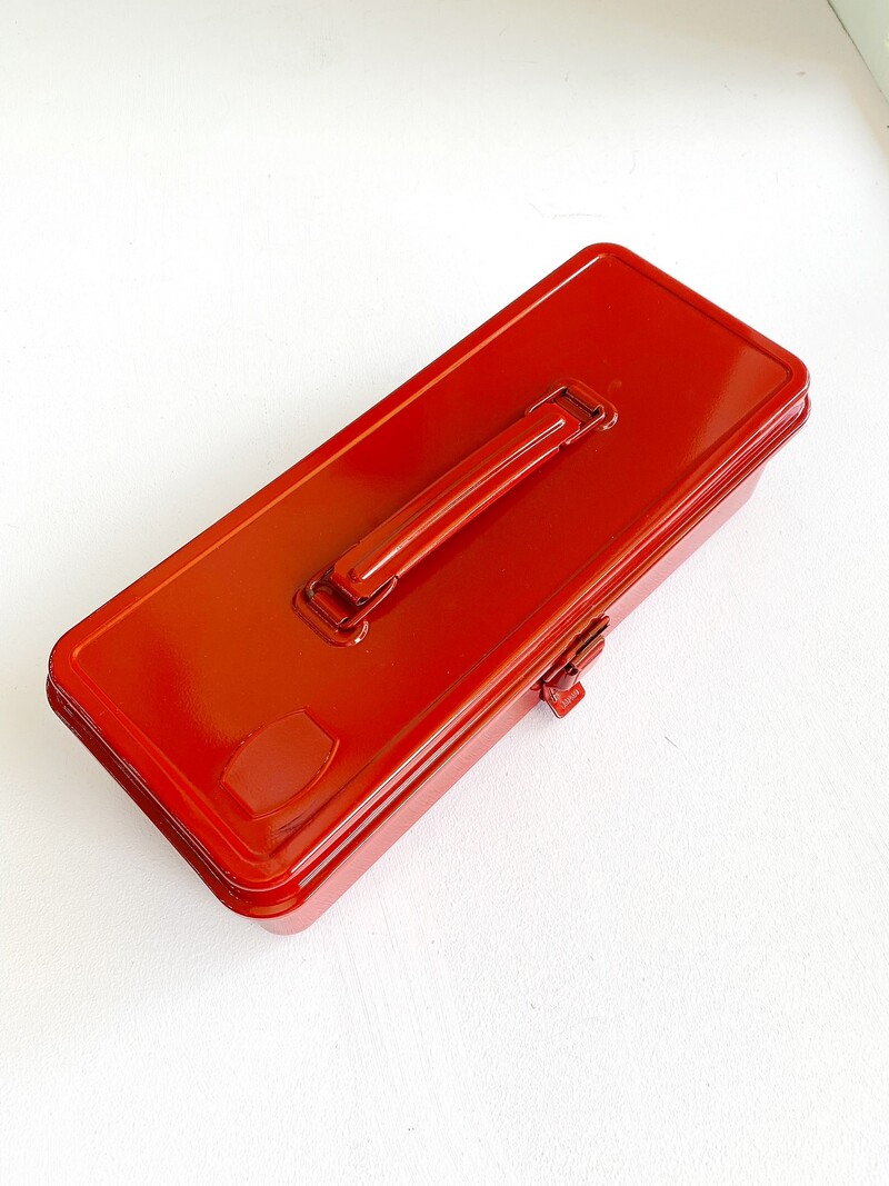 TOYO Steel Toolbox with Top Handle T-320 - Red