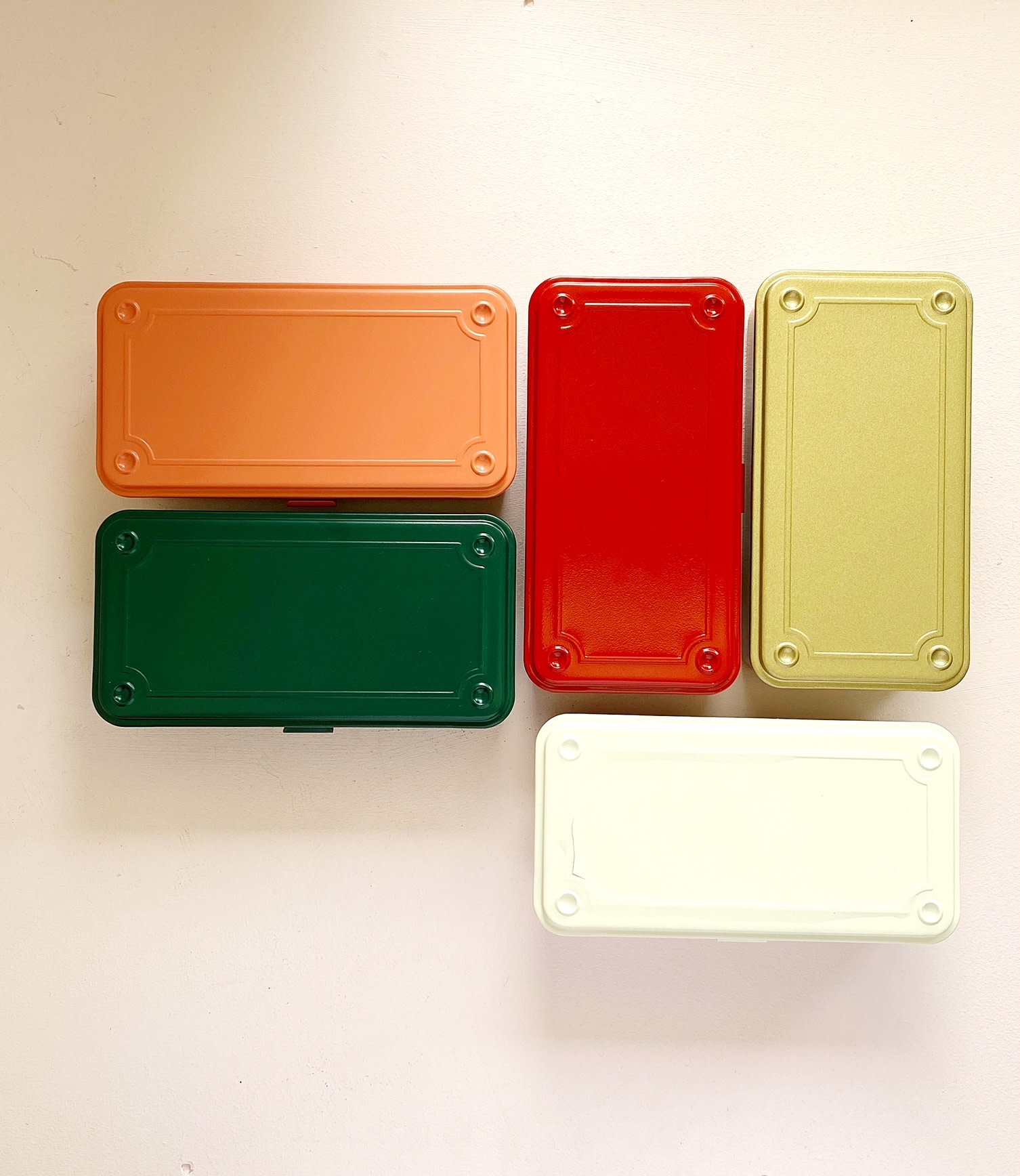 TOYO Steel Stackable Storage Box T-190 - Red