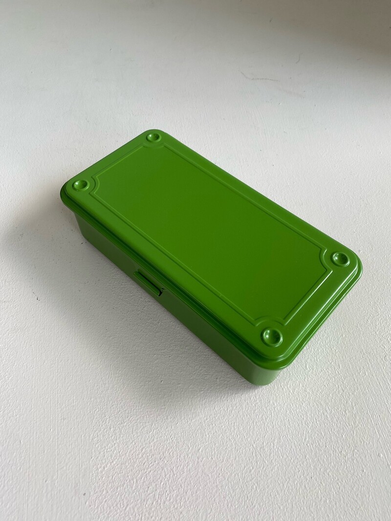 TOYO Steel Stackable Storage Box T-190 - Japanese Green
