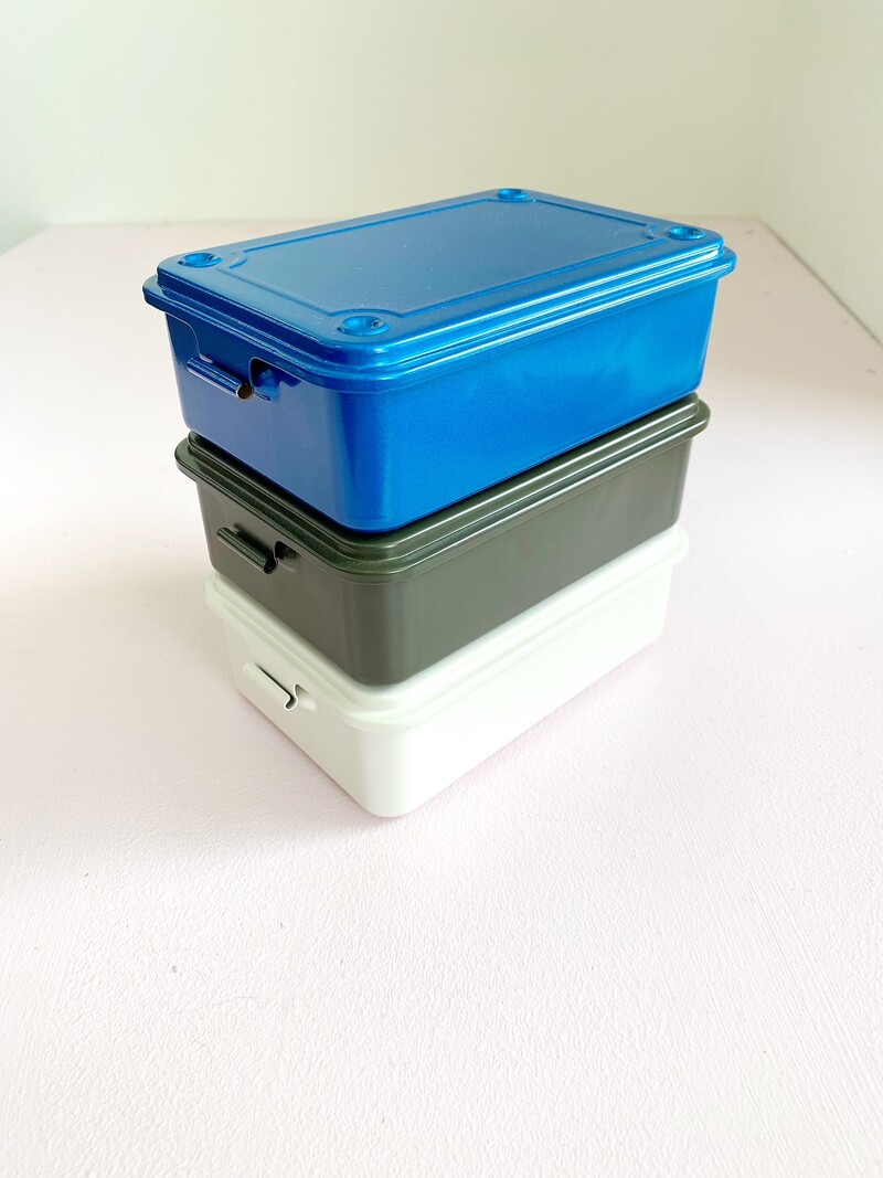 TOYO Steel Stackable Storage Box T-150 - Blue