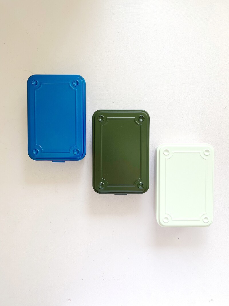 TOYO Steel Stackable Storage Box T-150 - Blue