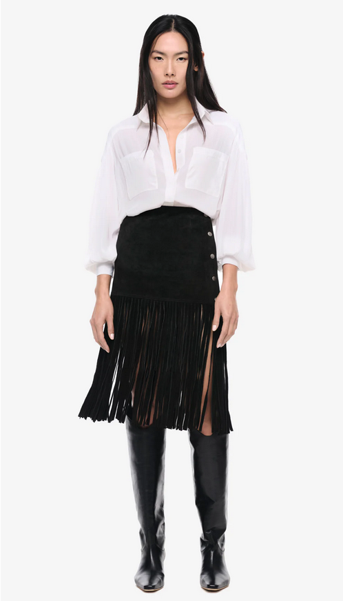 SMYTHE Shoulder Yoke Blouse