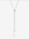DODO DODO - Silver & Rose Gold Bolo Lariat Necklace