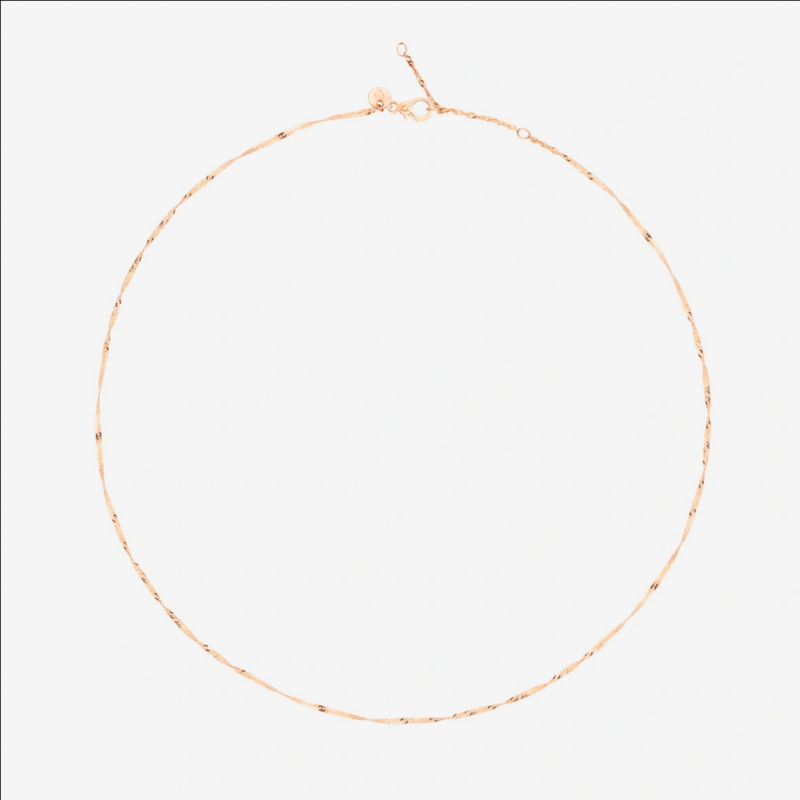DODO DODO - Essential Rose Gold Torchon Necklace