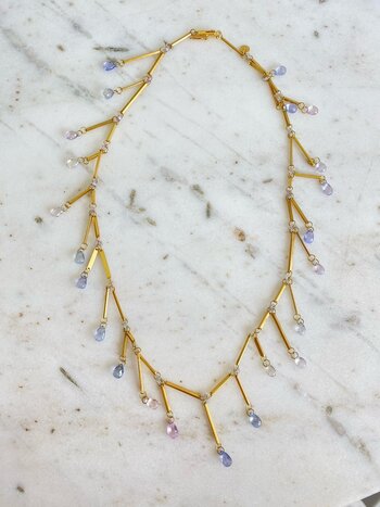 MALLARY MARKS Sun Shower Necklace