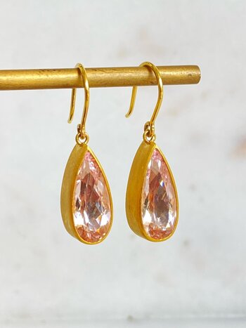 MALLARY MARKS Hard Candy Earrings - Morganite Hard Candy Earrings