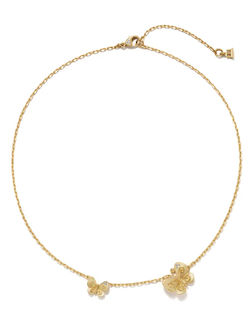 TEMPLE ST CLAIR 18K Golden Butterfly Necklace