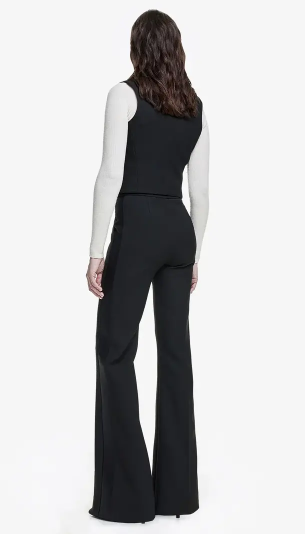 SMYTHE High Waisted Tux Pant - Black