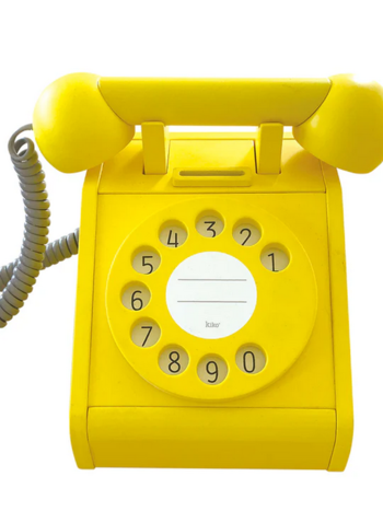 KIKO+ & GG* Retro Play Telephone - Yellow