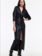 SMYTHE Sharp Shoulder Twist Dress - Black Onyx