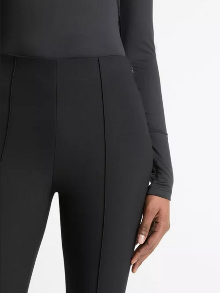 VINCE Mid-Rise Pintuck Crop Flare Pant