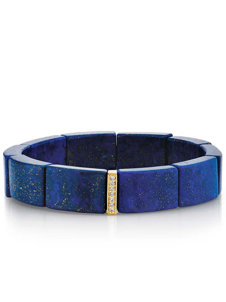 SYDNEY EVAN Diamond and Lapis Bracelet