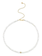 SYDNEY EVAN Diamond Rondelle on MOP Heishi Necklace