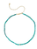 SYDNEY EVAN Diamond Rondelle on Turquoise Heishi Necklace